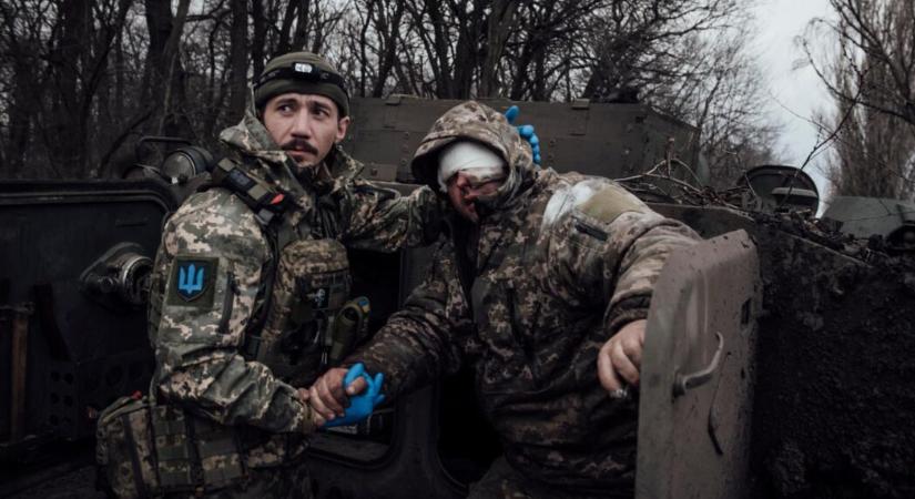 Távirányítású robot mentett ki egy ukrán katonát a frontvonalból