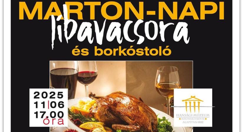 Márton-napi libavacsora a múzeumban