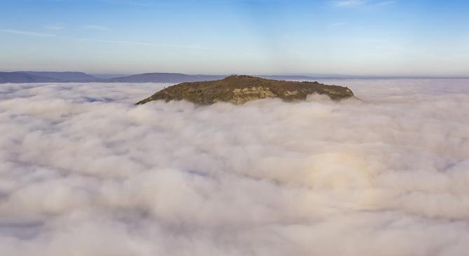 Glória is társult a ködhöz a Balaton-felvidéken