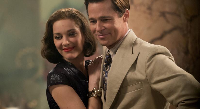 Egy nagyon látványos második világháborús kémthriller film Brad Pittel