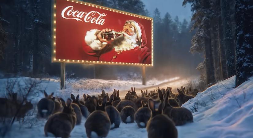 Idén is kínosra sikerült a Coca-Cola AI-jal készült karácsonyi reklámja