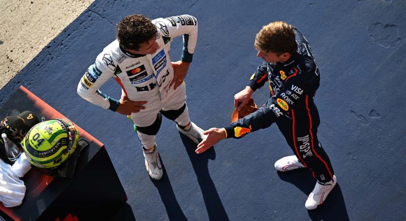 Norris: „Semmit sem tehetünk Verstappen ellen” – figyelmeztette a McLarent a brit pilóta