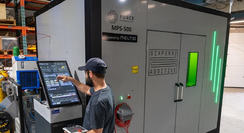 A Meltio a Sixpenny Additive-t nevezte ki robotizált fém-3D-nyomtatási megoldásainak kanadai forgalmazójává