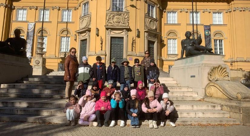 Tanulmányi sétán vettek részt a debreceni diákok