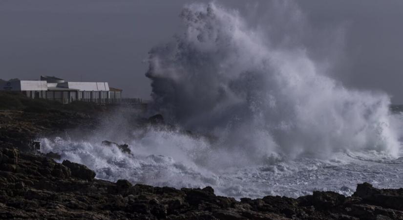 Komoly hidegfront tört be Portugália kontinentális részére