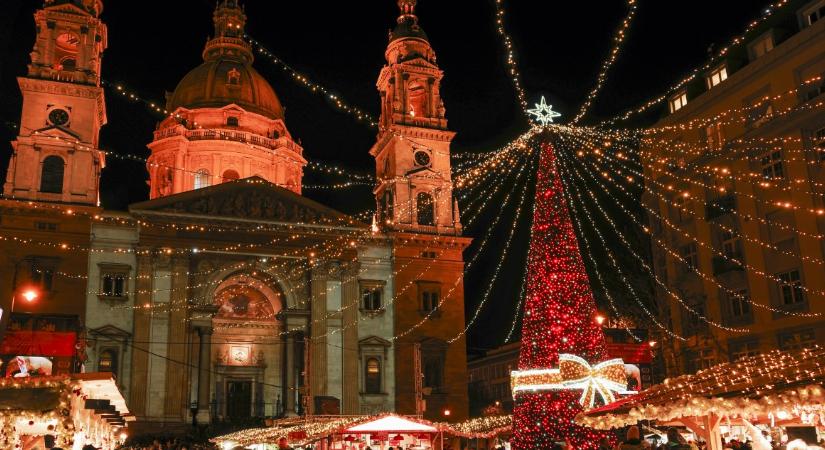 Ekkor nyit a karácsonyi vásár a Bazilikánál és a Vörösmarty téren