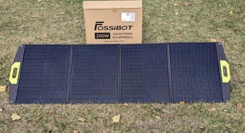Fossibot SP200 összecsukható napelem panel teszt – Kisebb, könnyebb, okosabb és olcsóbb