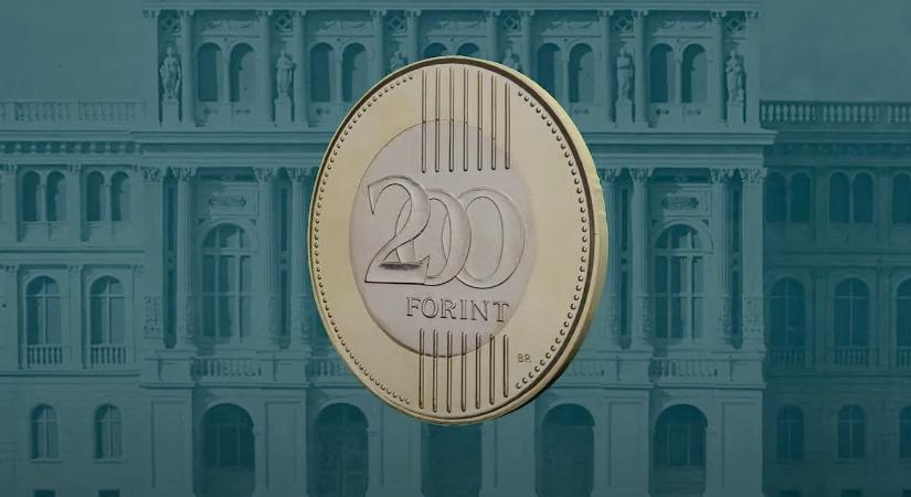 Bevezették az új 200 forintost, bárki megtalálhatja a pénztárcájában az egymillió példányban készülő érmét