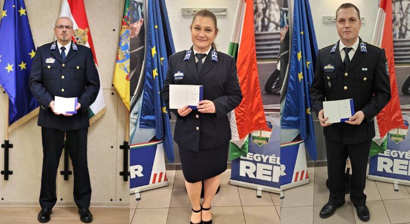Kinevezések: három somogyi rendőrt is tisztté avattak