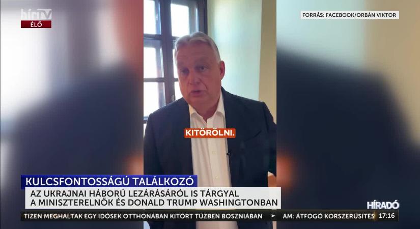 A békemisszió kezdete – Orbán Viktor a teljes gazdasági vezetéssel utazik Washingtonba  videó