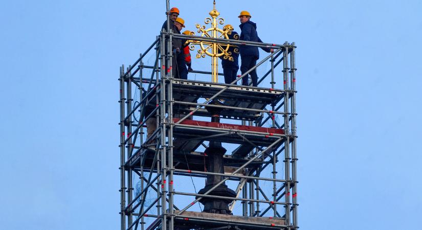 Felújították a kőszegi Jézus Szíve templom tornyát