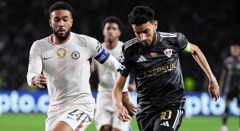 Kis csapatok nagy napja a BL-ben: A Qarabag a Chelsea-t is sokkolta, topligás csapatot vert a Pafos - videó