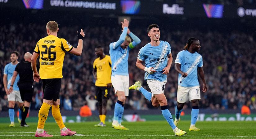 BL: Foden vezérletével győzte le a Borussia Dortmundot a Manchester City – EREDMÉNYEK