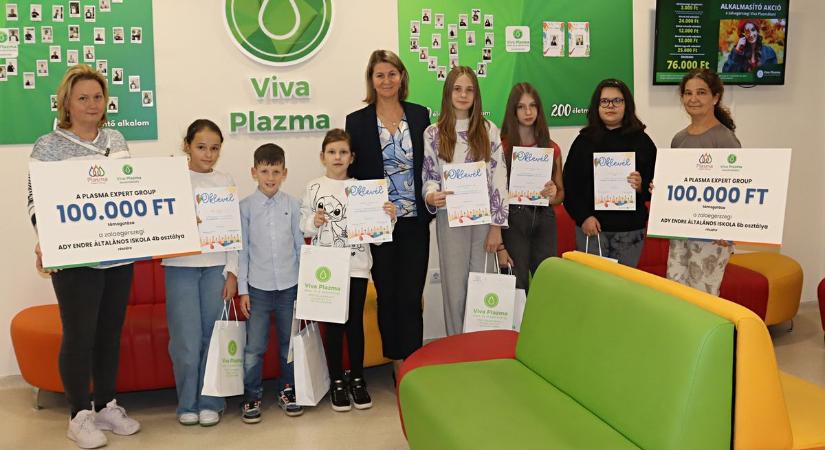 Ilyen sokféleképpen gondolkodtak a gyerekek a segítségnyújtásról és a jövő orvosságáról – Kihirdették rajzpályázat eredményét a Viva Plazma Centrumban