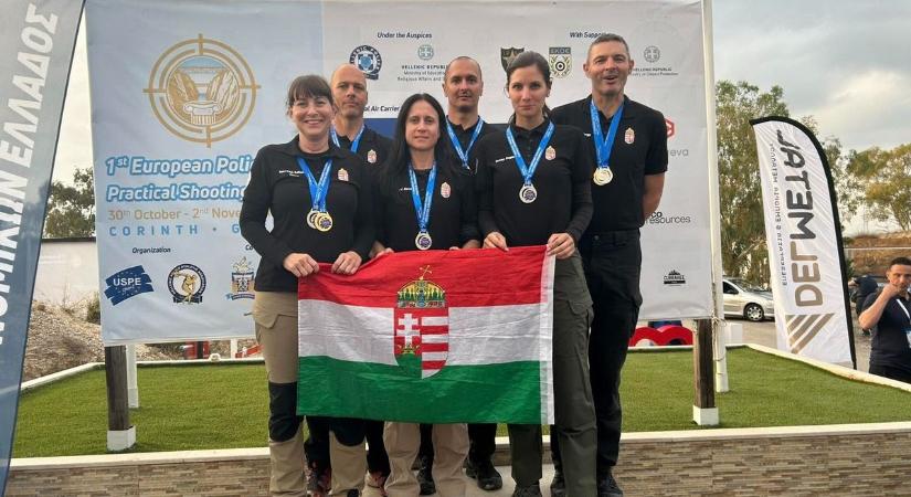 Aranyérmet szereztek a Heves vármegyei rendőrök Görögországban