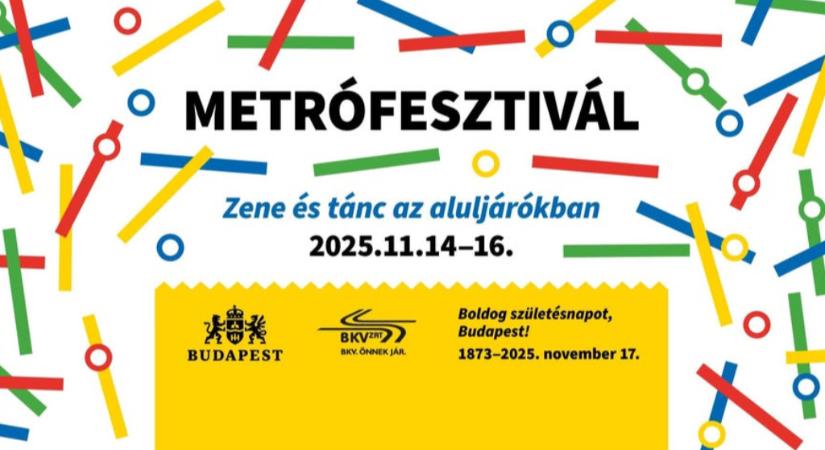 A föld alatt is ünnepel a város: visszatér a Metrófesztivál