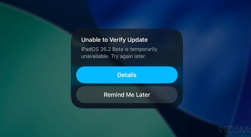 Nem telepíthető a 26.2 beta 1 az iPhone Air, az iPhone 16e, és az M5-ös iPad Pro esetén