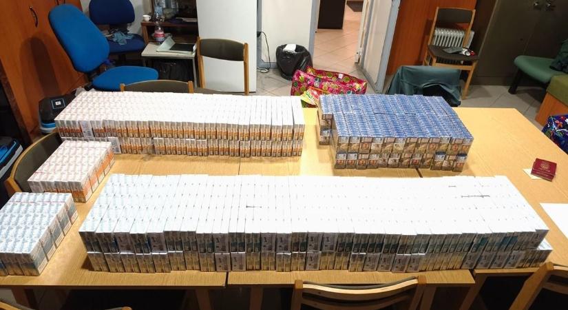 4 millió értékű cigaretta került elő az M1-es autópályán Hegyeshalomnál - videó