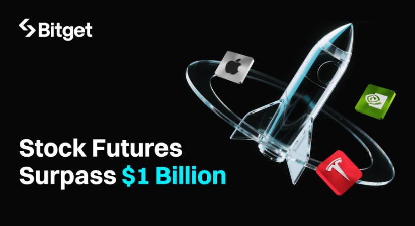 Bitget: A részvény futures kereskedés volumene meghaladta az 1 milliárd dollárt
