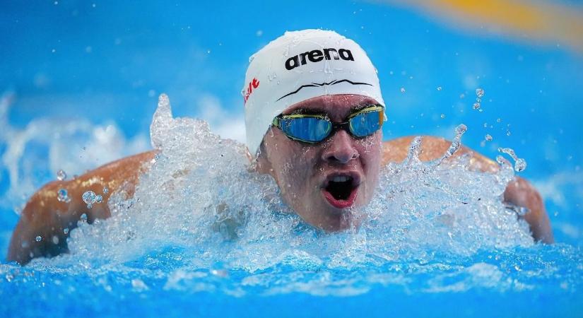 Tegnap egy hajszállal maradt le a dobogóról, ma érmet nyerhet a nyírbátori úszó