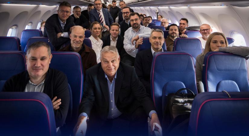 A nap képe: Orbán Viktor tényleg szinte mindenkit felpakolt