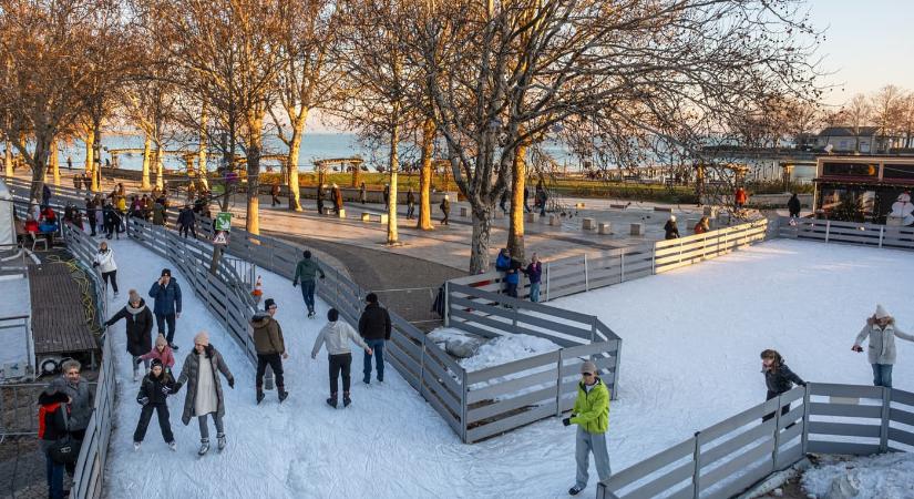 December 13-án megnyílik Balatonfüred egyedülálló jégpályarendszere