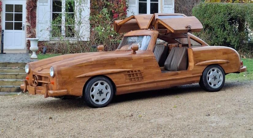 A legszebb Mercedes fából? És működőképes?