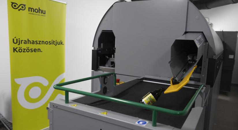 A MOHU újabb, ömlesztett visszaváltásra alkalmas REpont automatát telepített