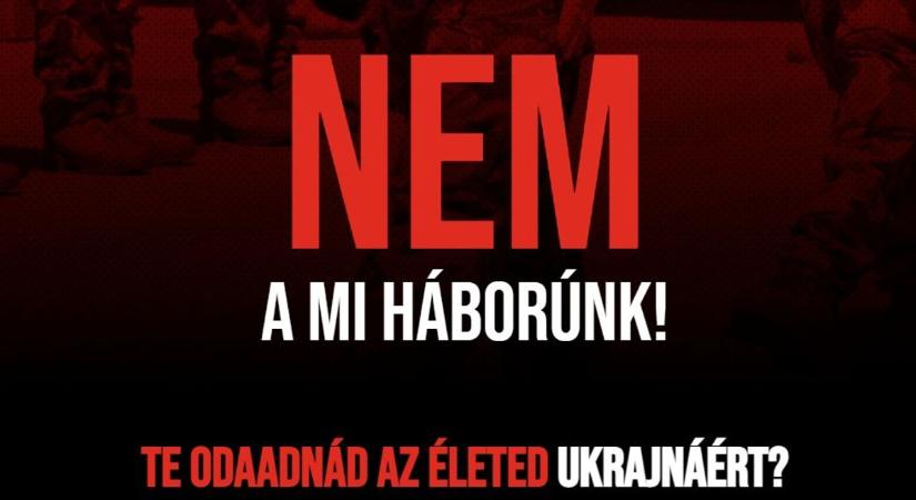 'Nem a mi háborúnk' – országos szórólapkampányba kezd a Fidelitas