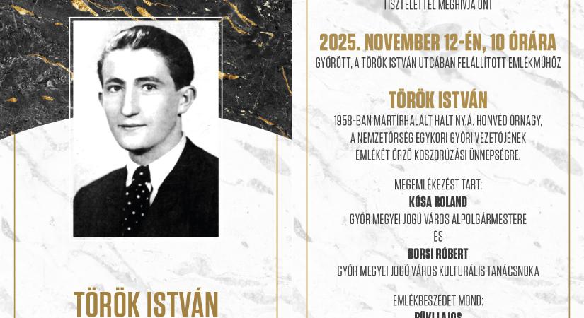 Török István – koszorúzási ünnepség