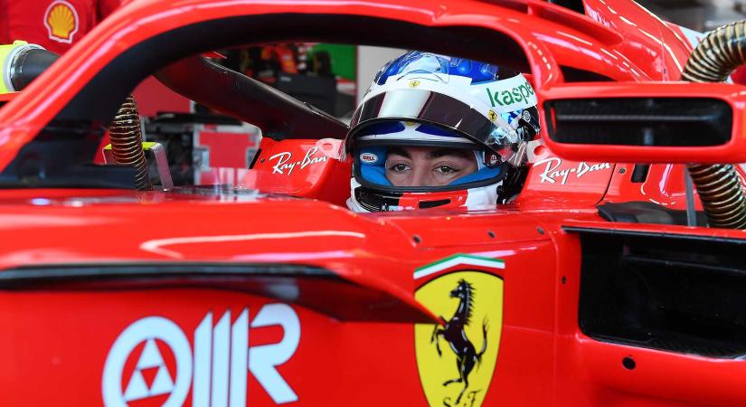 Alesi fia F1-es Ferrarival körözhetett