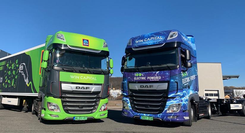 20 százalékkal nőtt az elektromos kamionok száma Magyarországon egy hónap alatt