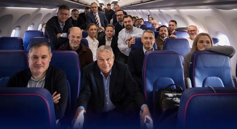 Orbán Viktor gépe felszállt Izlandról, órákon belül Washingtonba ér a magyar delegáció