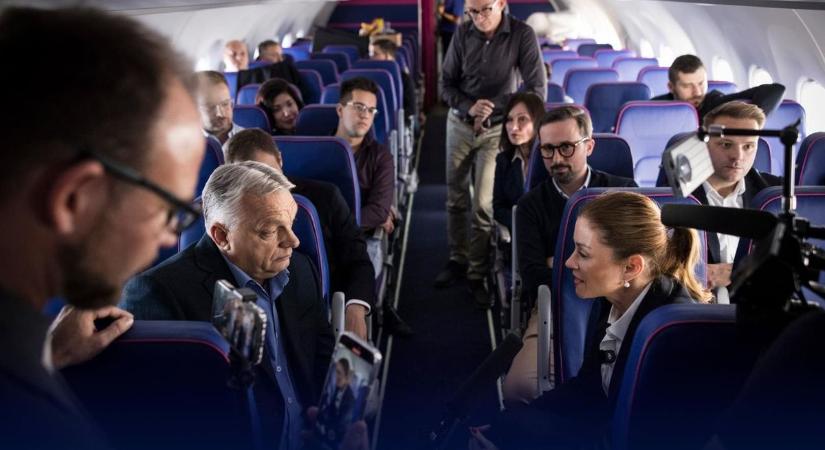 Érdekes videóval jelentkezett Orbán Viktor felszállás előtt