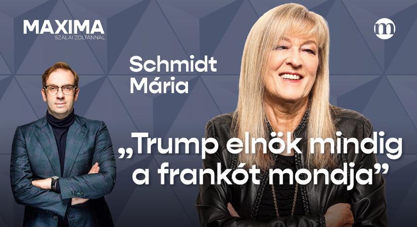 „Trump már az első elnöksége alatt felismerte azt, hogy a régi világnak vége van”  Maxima Schmidt Máriával