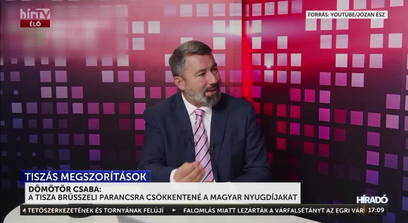 Hidvéghi Balázs: Most pont a nyugdíjjal van bajuk a Tiszásoknak  videó