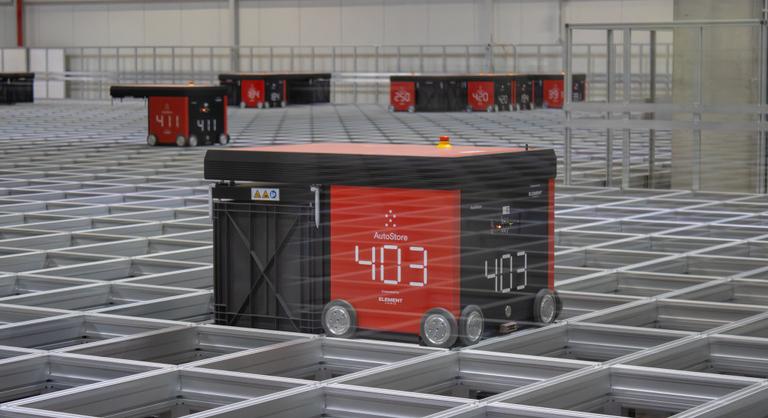 240 robot pakolja össze a rendeléseket a Kifli.hu új okosraktárában