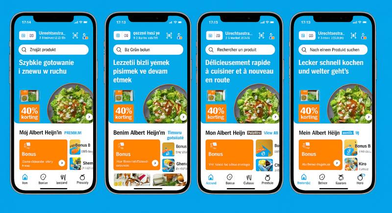 Hat nyelven érhető el az Albert Heijn alkalmazása
