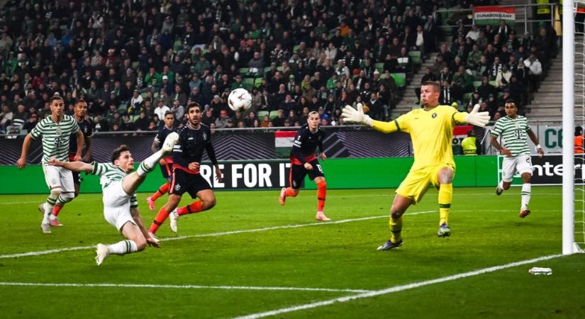 A vége a vártnál izgalmasabb lett, de megint nyert a Fradi az Európa Ligában