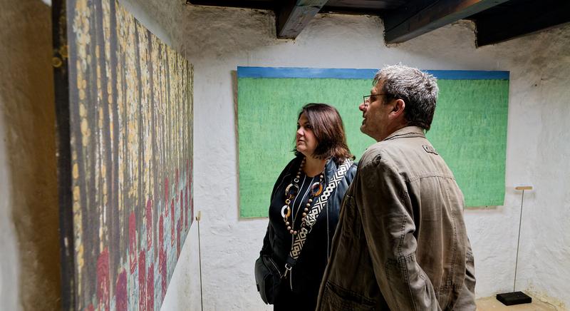 Nagy Csaba tárlatával nyílt meg Bük új kiállítótere, a Koczán Galéria