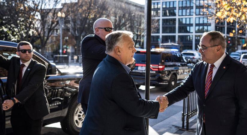 Ilyen autóflotta várta Orbán Viktort Washingtonban