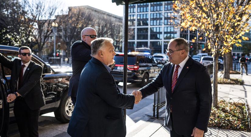 „Megjöttek a magyarok!” - látványos fotókat mutatott a Washingtonba érkezésről Orbán Viktor