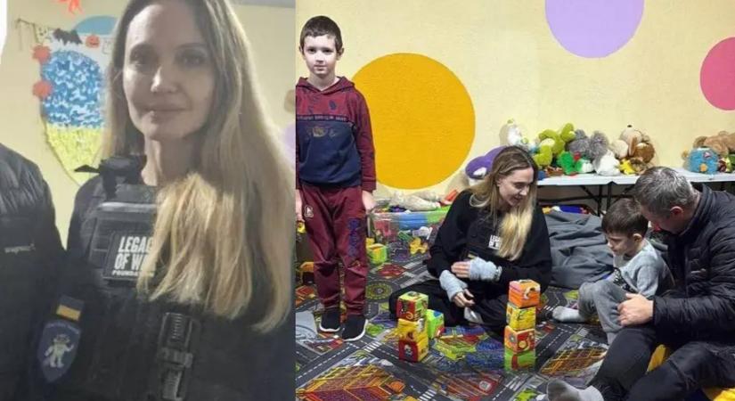 Angelina Jolie Ukrajnába látogatott – Besorozták a sofőrjét