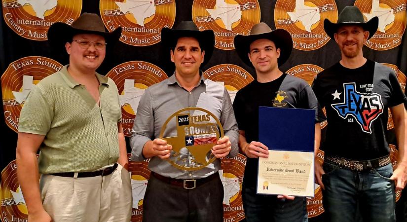 Magyar zenei siker Amerikában: a The Riverside Soul lett az év zenekara Texasban