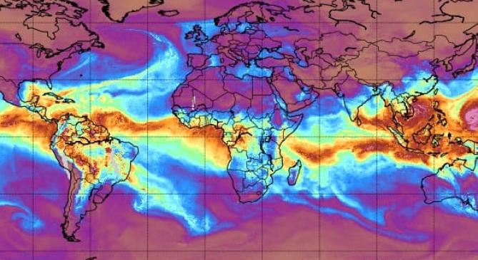 Soha nem mértek annyi vízpárát a légkörben, mint 2024-ben