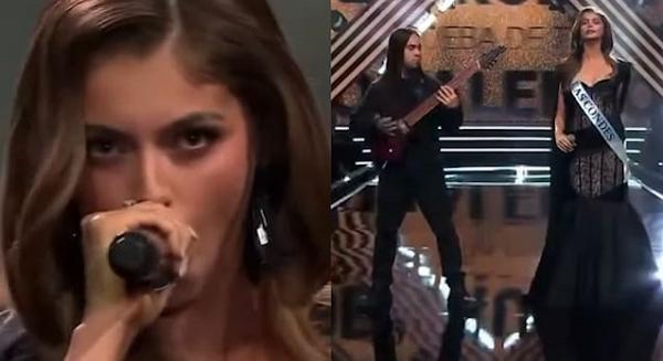 Death metal zenekara egyik dalát énekelte egy modell a mexikói szépségversenyen (videó)