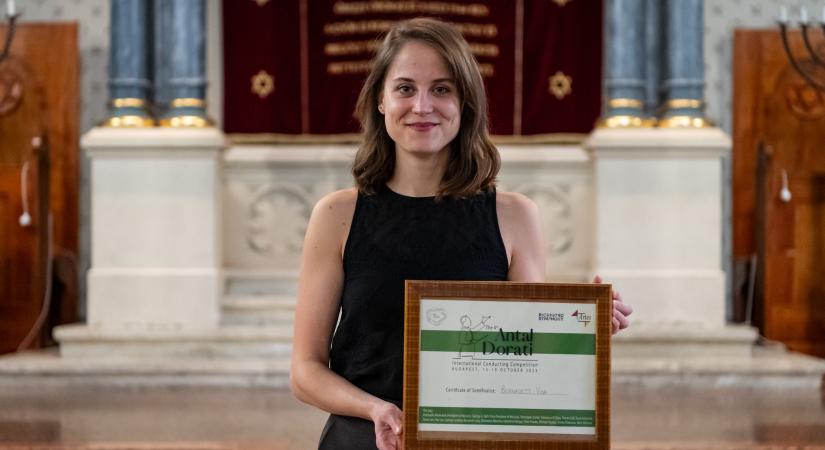 Nemzetközi karmesterverseny legjobb magyar indulója lett a győri egyetemista