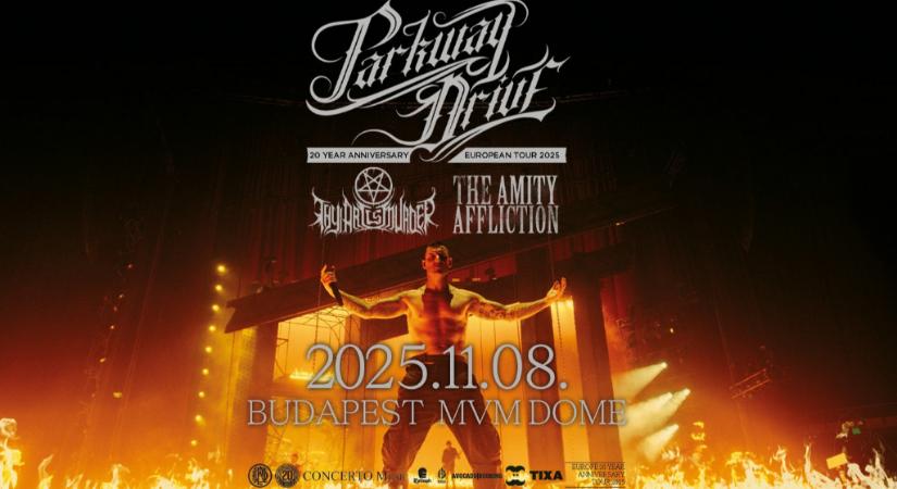 Last minute koncerthír: szombaton berobban Budapestre a Parkway Drive