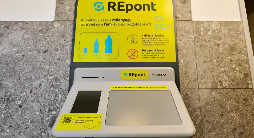 Palackvisszaváltás: végre megérkezett az automata, amire mindenki várt