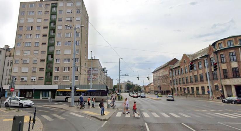 Buszbaleset Debrecen belvárosában